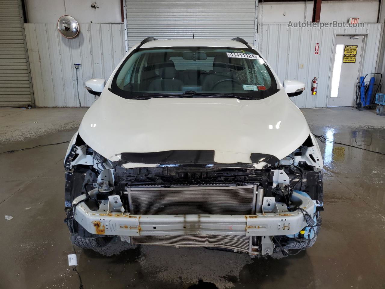 2019 Ford Ecosport Se White vin: MAJ6S3GL4KC291986