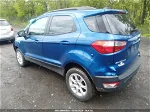 2019 Ford Ecosport Se Синий vin: MAJ6S3GL4KC298310