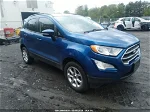 2019 Ford Ecosport Se Blue vin: MAJ6S3GL4KC298310