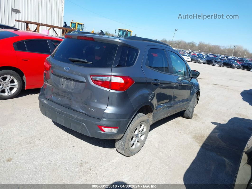 2019 Ford Ecosport Se Серый vin: MAJ6S3GL4KC300038