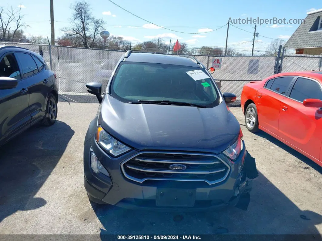 2019 Ford Ecosport Se Gray vin: MAJ6S3GL4KC300038