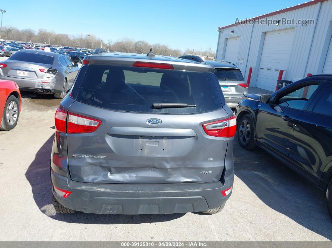 2019 Ford Ecosport Se Серый vin: MAJ6S3GL4KC300038