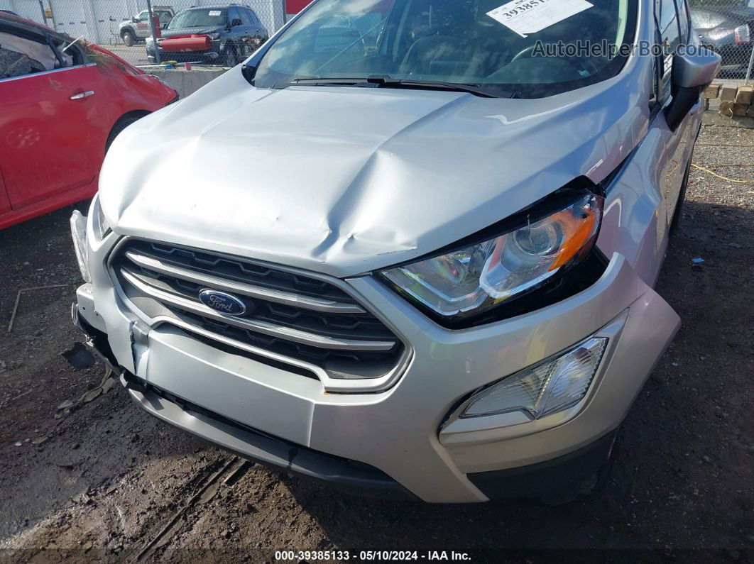 2019 Ford Ecosport Se Silver vin: MAJ6S3GL4KC304901