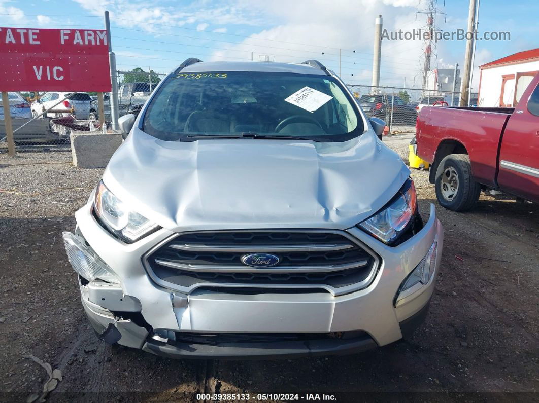 2019 Ford Ecosport Se Silver vin: MAJ6S3GL4KC304901