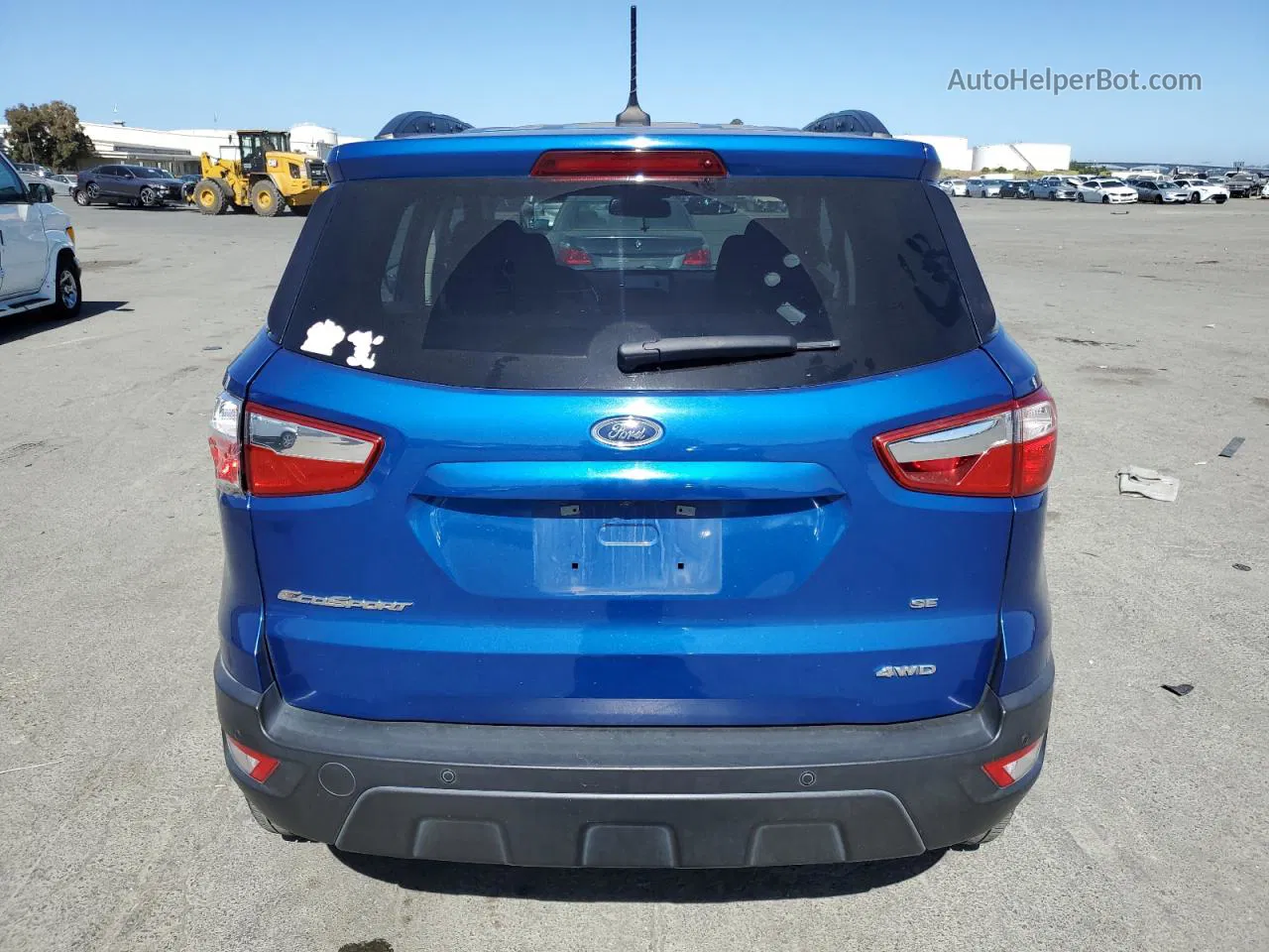 2020 Ford Ecosport Se Blue vin: MAJ6S3GL4LC316354