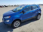 2020 Ford Ecosport Se Синий vin: MAJ6S3GL4LC316354