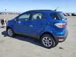 2020 Ford Ecosport Se Синий vin: MAJ6S3GL4LC316354