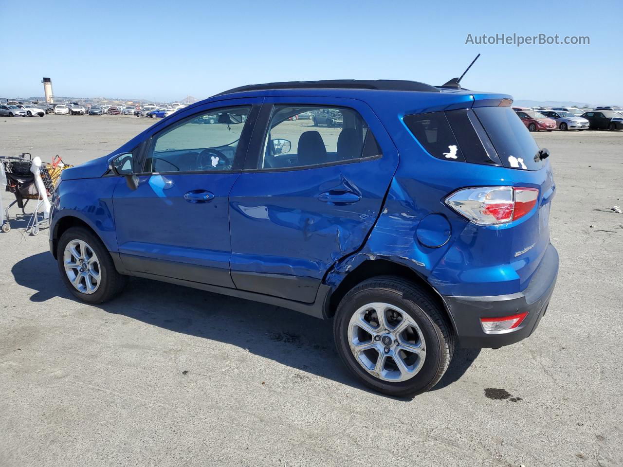 2020 Ford Ecosport Se Blue vin: MAJ6S3GL4LC316354