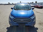 2020 Ford Ecosport Se Синий vin: MAJ6S3GL4LC316354