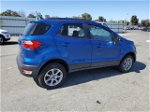 2020 Ford Ecosport Se Blue vin: MAJ6S3GL4LC316354