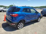 2020 Ford Ecosport Se Синий vin: MAJ6S3GL4LC323238