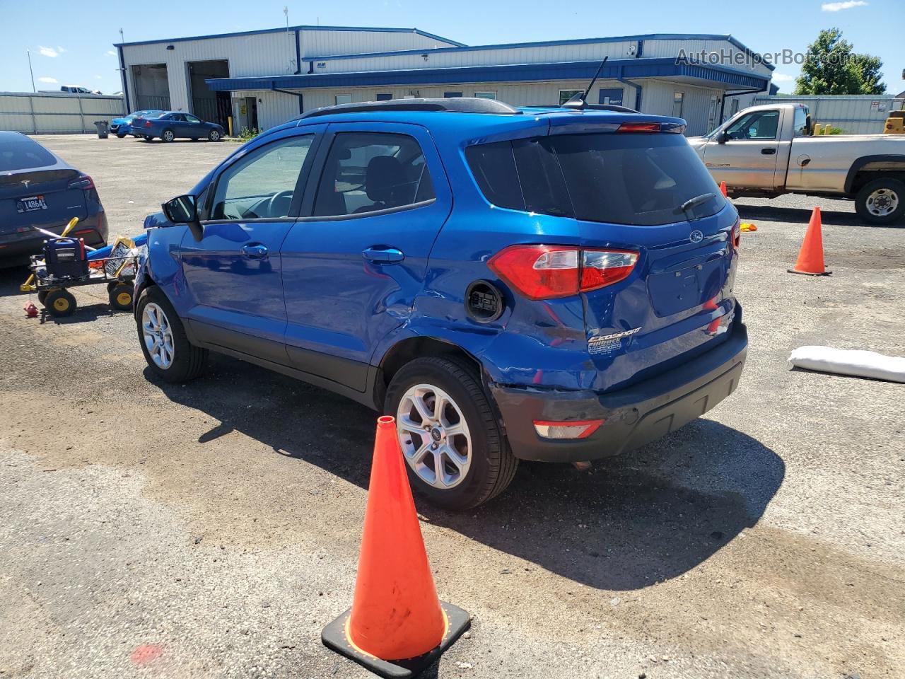 2020 Ford Ecosport Se Синий vin: MAJ6S3GL4LC323238