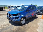 2020 Ford Ecosport Se Синий vin: MAJ6S3GL4LC323238