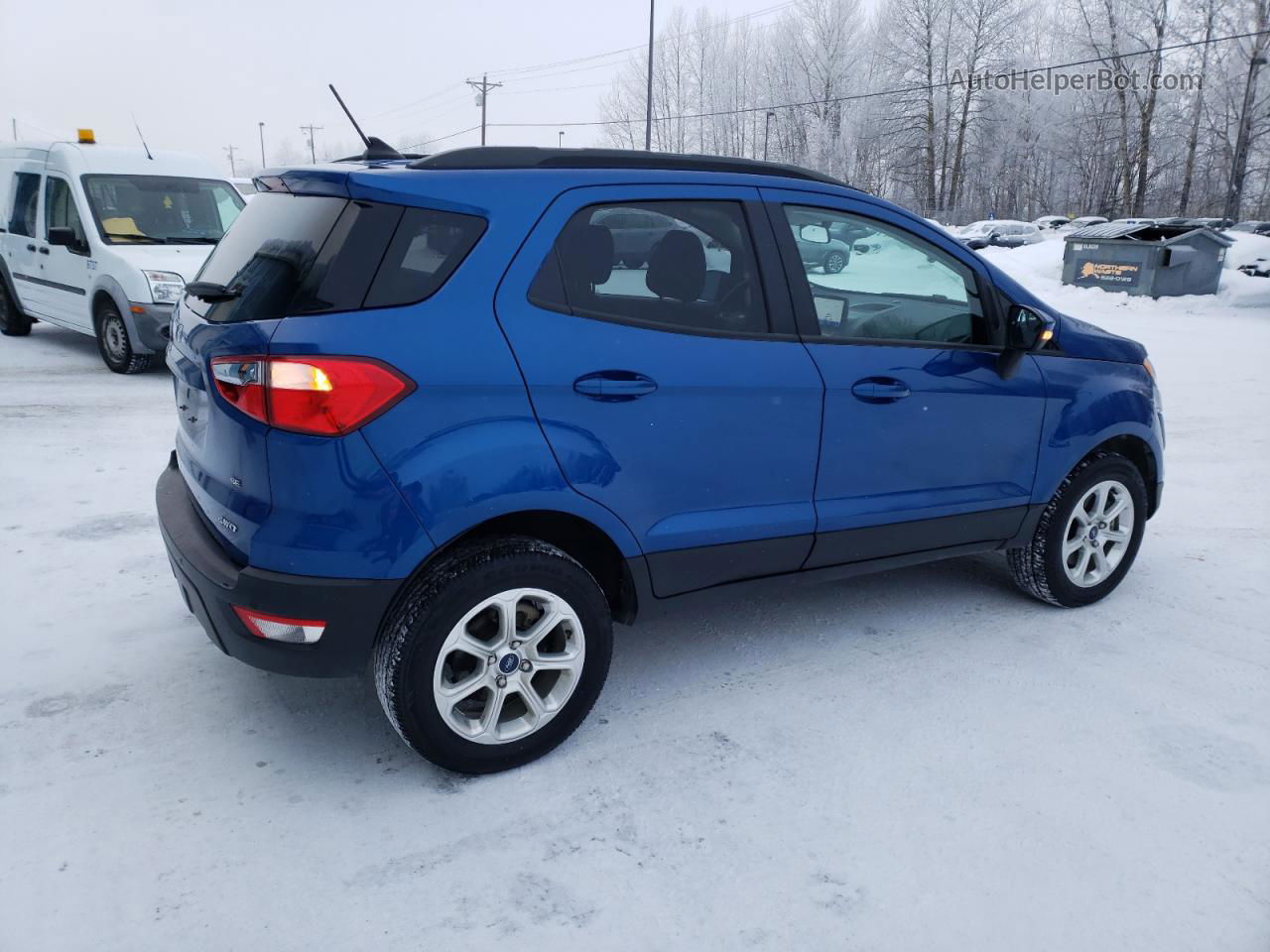 2020 Ford Ecosport Se Blue vin: MAJ6S3GL4LC384637