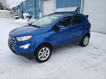 2020 Ford Ecosport Se Blue vin: MAJ6S3GL4LC384637