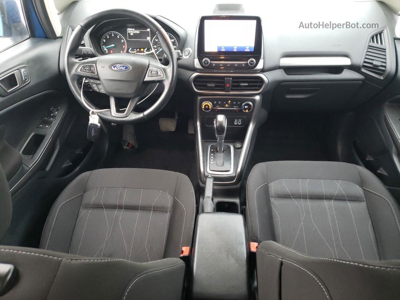 2020 Ford Ecosport Se Blue vin: MAJ6S3GL4LC384637