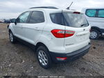 2019 Ford Ecosport Se White vin: MAJ6S3GL5KC263193