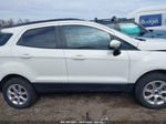 2019 Ford Ecosport Se White vin: MAJ6S3GL5KC263193