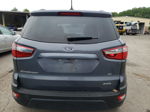 2019 Ford Ecosport Se Gray vin: MAJ6S3GL5KC286036