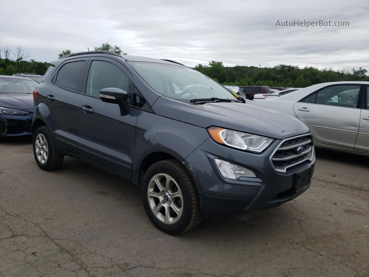 2019 Ford Ecosport Se Серый vin: MAJ6S3GL5KC286036