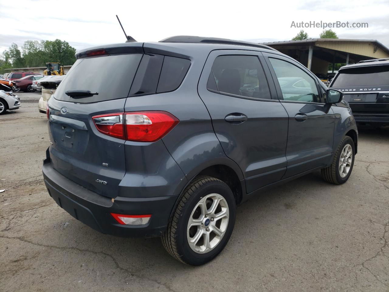 2019 Ford Ecosport Se Серый vin: MAJ6S3GL5KC286036