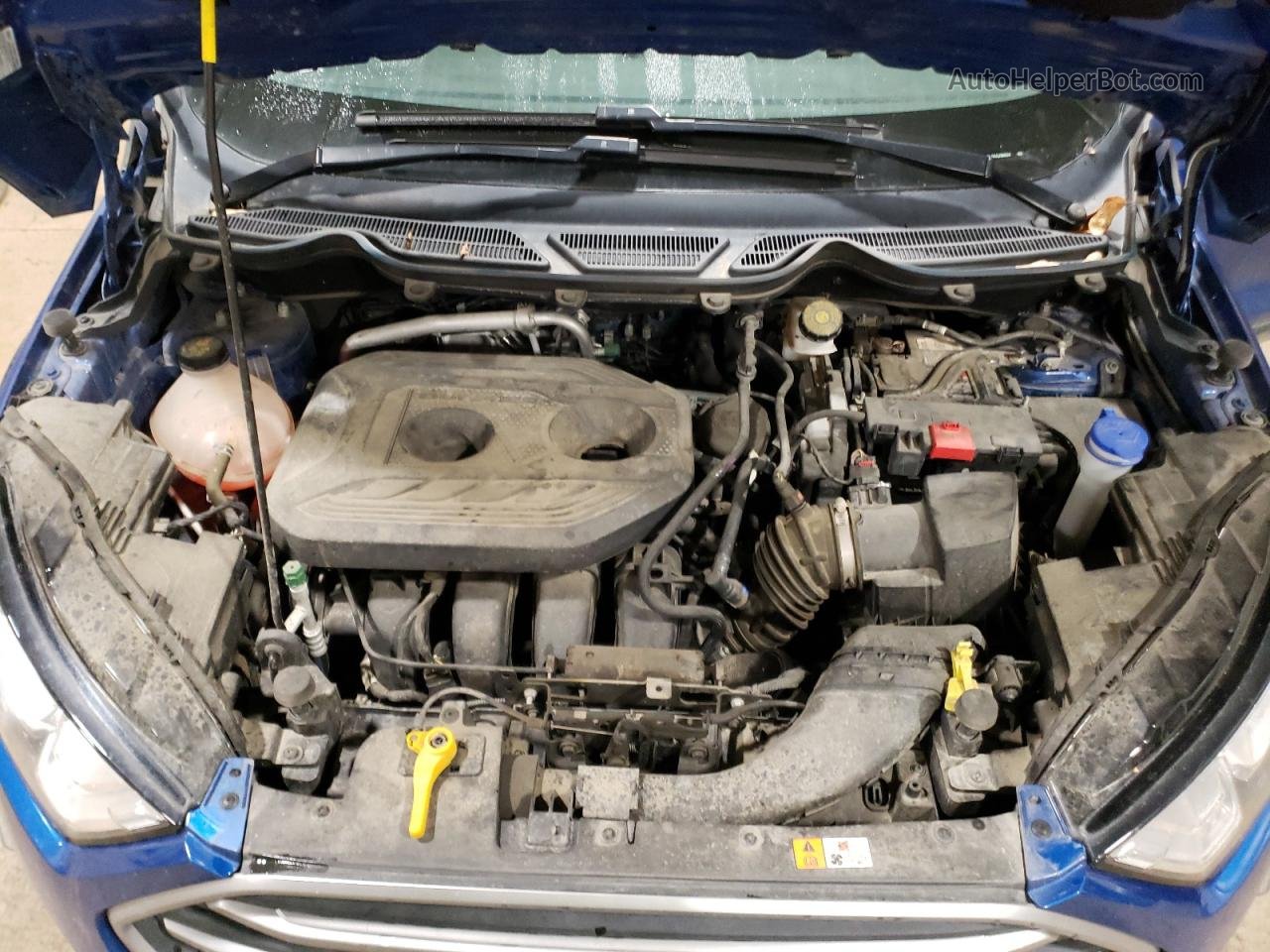 2019 Ford Ecosport Se Синий vin: MAJ6S3GL5KC298834