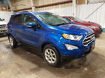 2019 Ford Ecosport Se Синий vin: MAJ6S3GL5KC298834