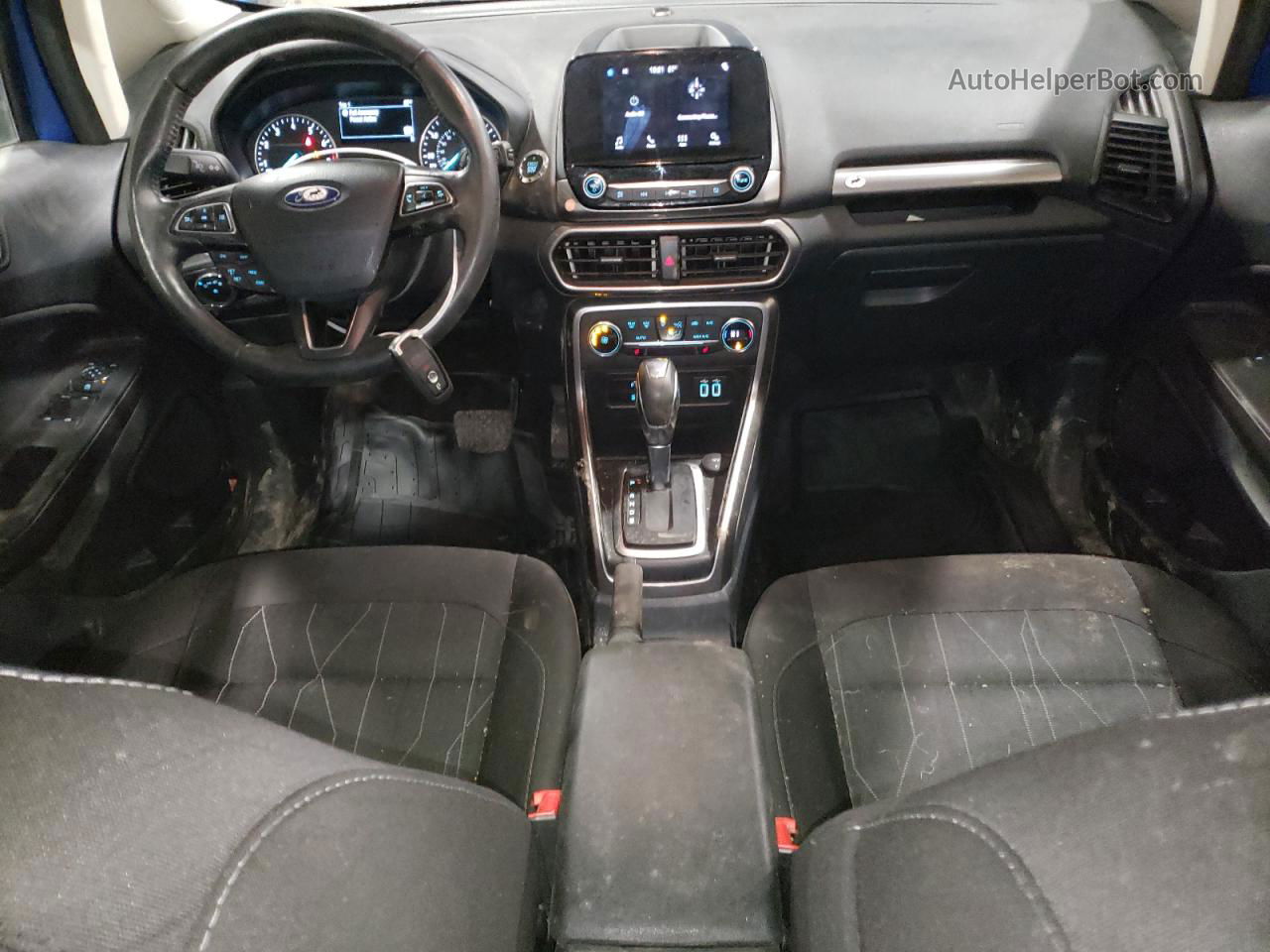 2019 Ford Ecosport Se Синий vin: MAJ6S3GL5KC298834