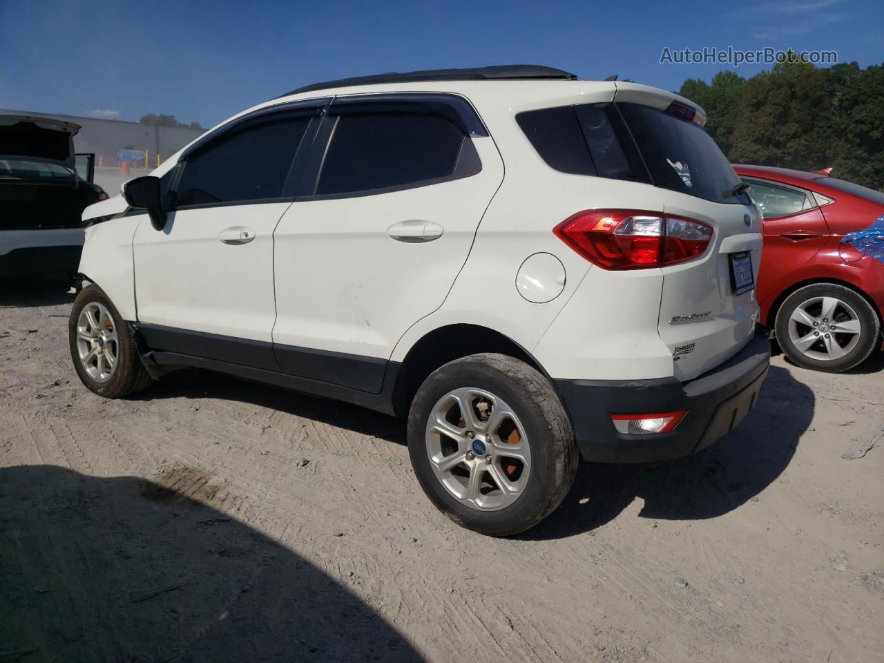 2020 Ford Ecosport Se White vin: MAJ6S3GL5LC338198