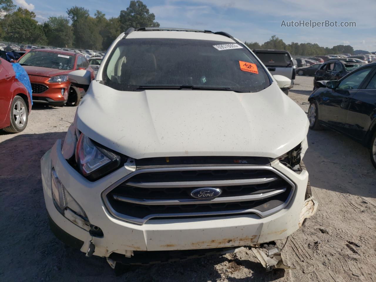 2020 Ford Ecosport Se White vin: MAJ6S3GL5LC338198