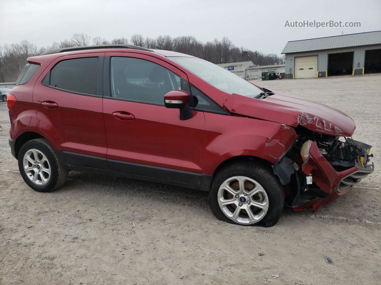 2020 Ford Ecosport Se Бордовый vin: MAJ6S3GL5LC356927