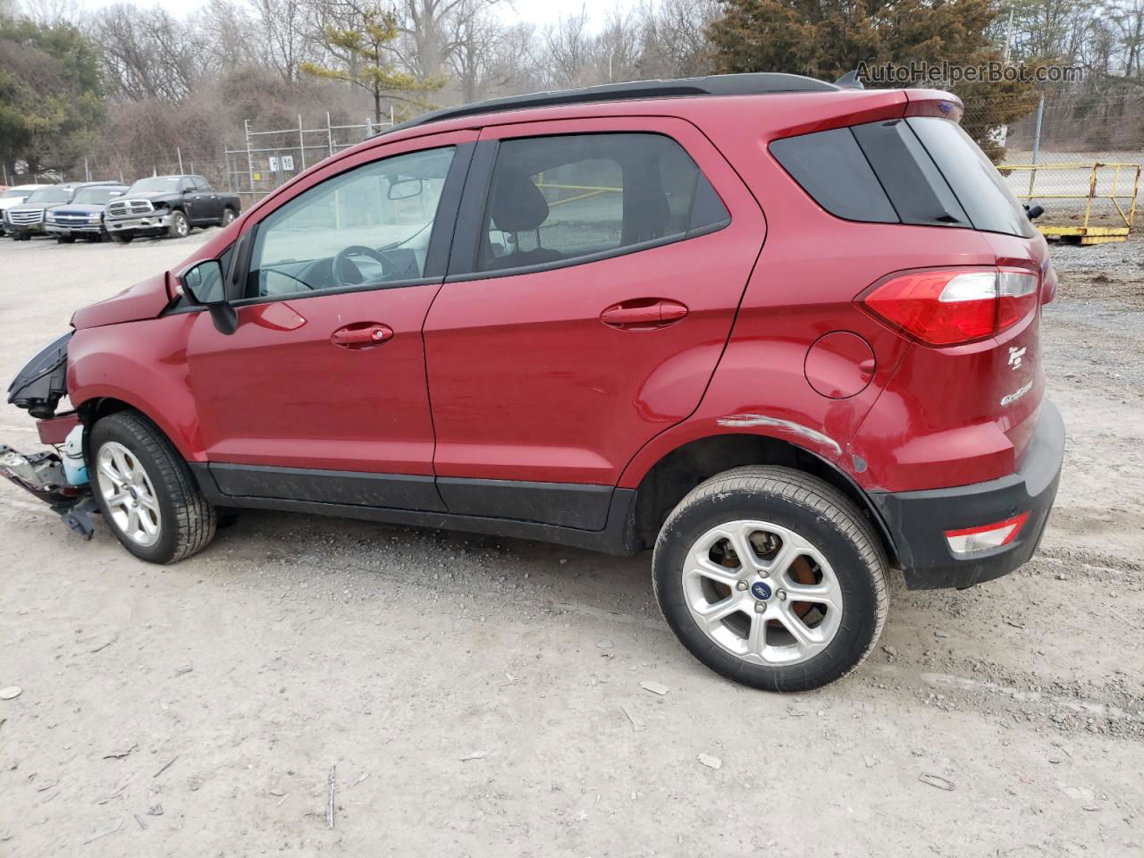 2020 Ford Ecosport Se Бордовый vin: MAJ6S3GL5LC356927