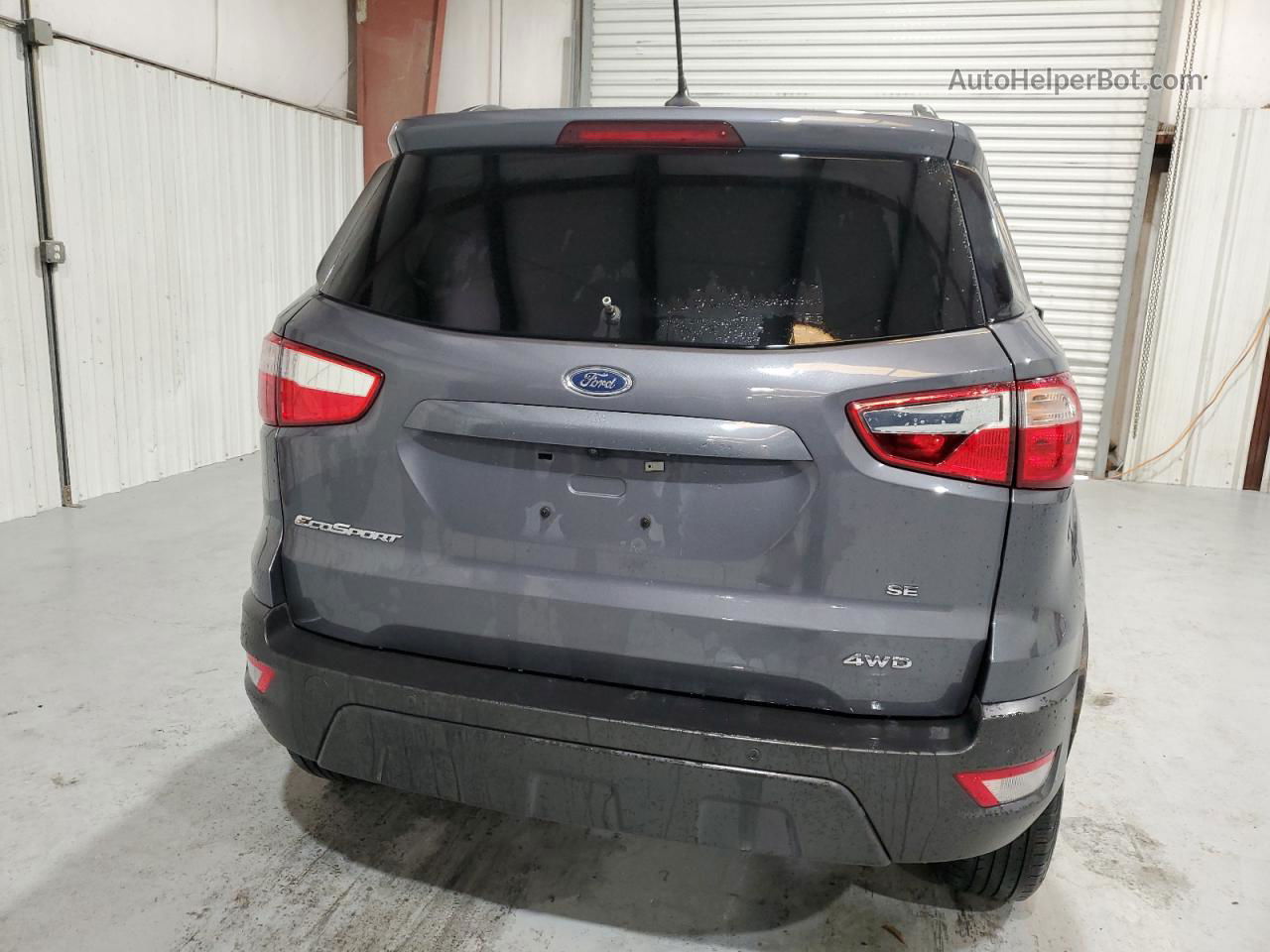 2020 Ford Ecosport Se Gray vin: MAJ6S3GL5LC361819