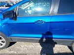 2020 Ford Ecosport Se Blue vin: MAJ6S3GL5LC388793