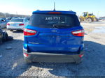 2020 Ford Ecosport Se Blue vin: MAJ6S3GL5LC388793