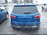 2020 Ford Ecosport Se Blue vin: MAJ6S3GL5LC394660