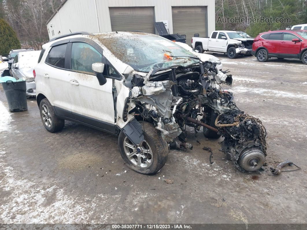 2019 Ford Ecosport Se Белый vin: MAJ6S3GL6KC252039