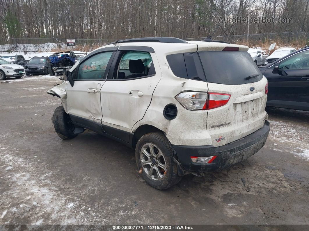 2019 Ford Ecosport Se Белый vin: MAJ6S3GL6KC252039