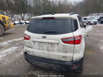 2019 Ford Ecosport Se White vin: MAJ6S3GL6KC252039