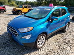 2019 Ford Ecosport Se Синий vin: MAJ6S3GL6KC279998