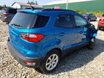 2019 Ford Ecosport Se Синий vin: MAJ6S3GL6KC279998