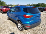 2019 Ford Ecosport Se Blue vin: MAJ6S3GL6KC279998