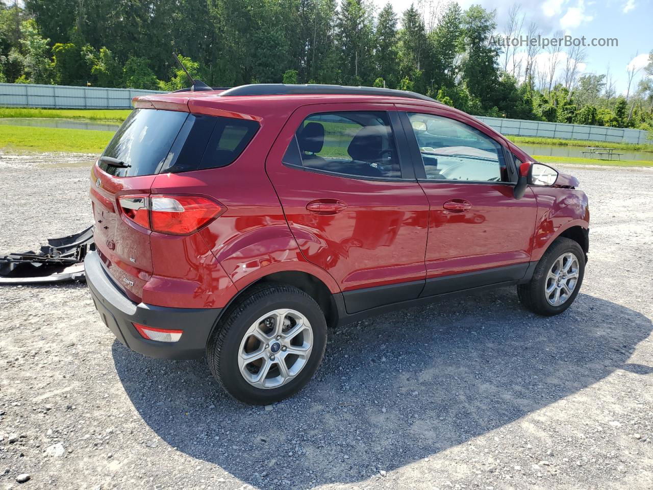 2019 Ford Ecosport Se Red vin: MAJ6S3GL6KC283758