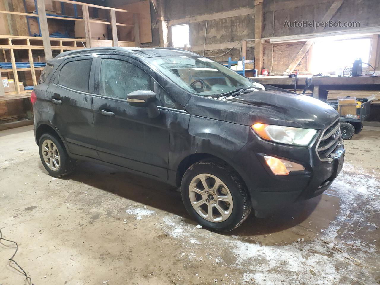 2019 Ford Ecosport Se Black vin: MAJ6S3GL6KC305595