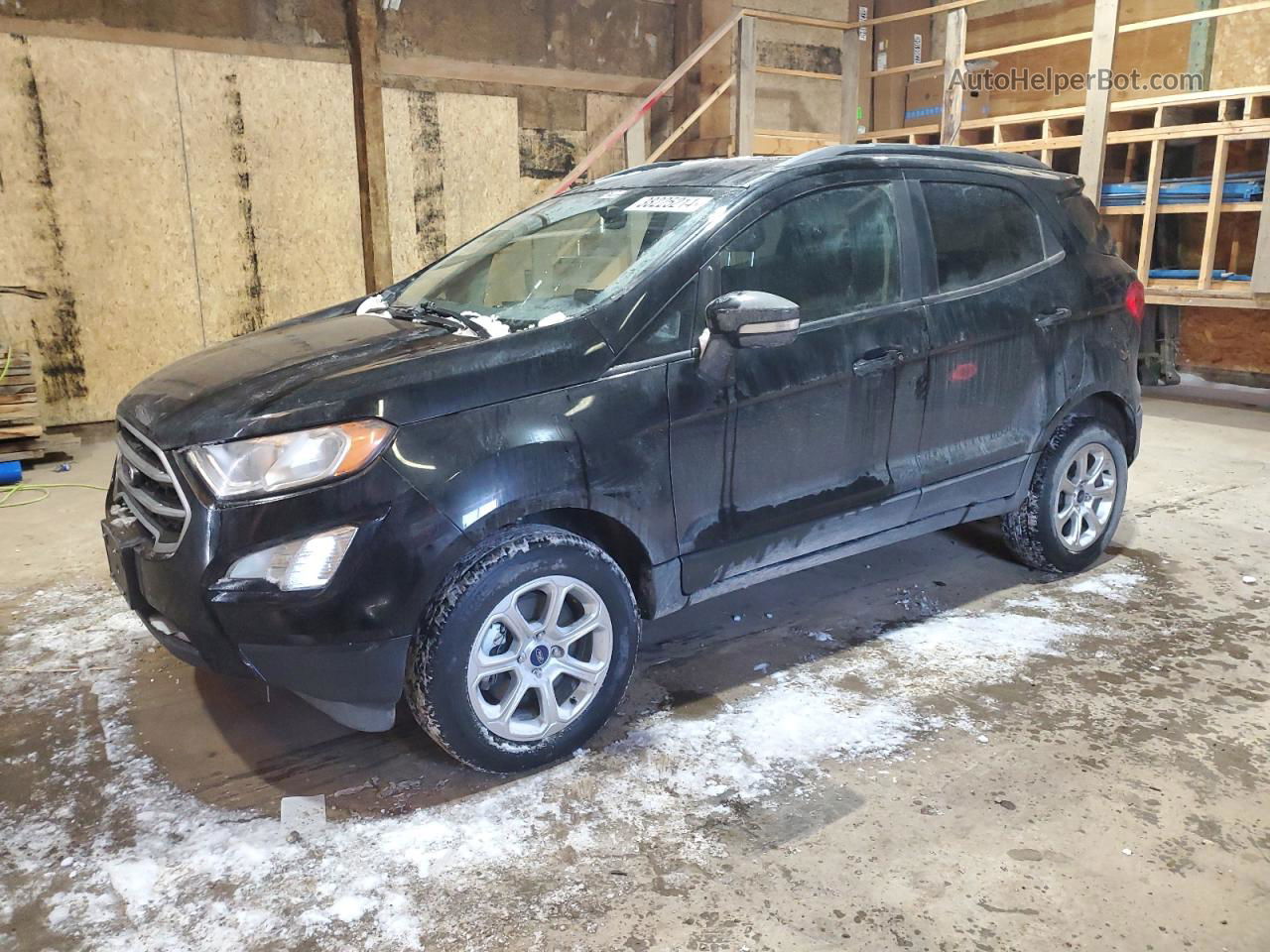 2019 Ford Ecosport Se Black vin: MAJ6S3GL6KC305595