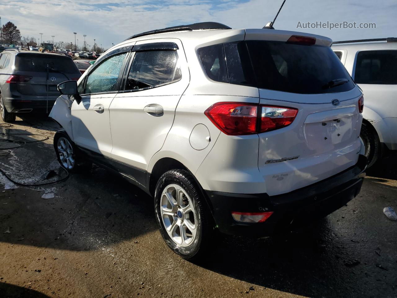 2020 Ford Ecosport Se White vin: MAJ6S3GL6LC344530