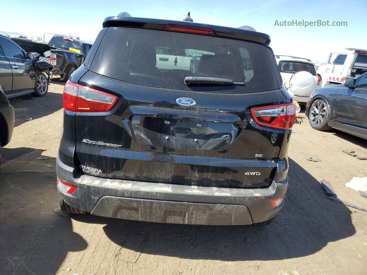 2020 Ford Ecosport Se Black vin: MAJ6S3GL6LC345144