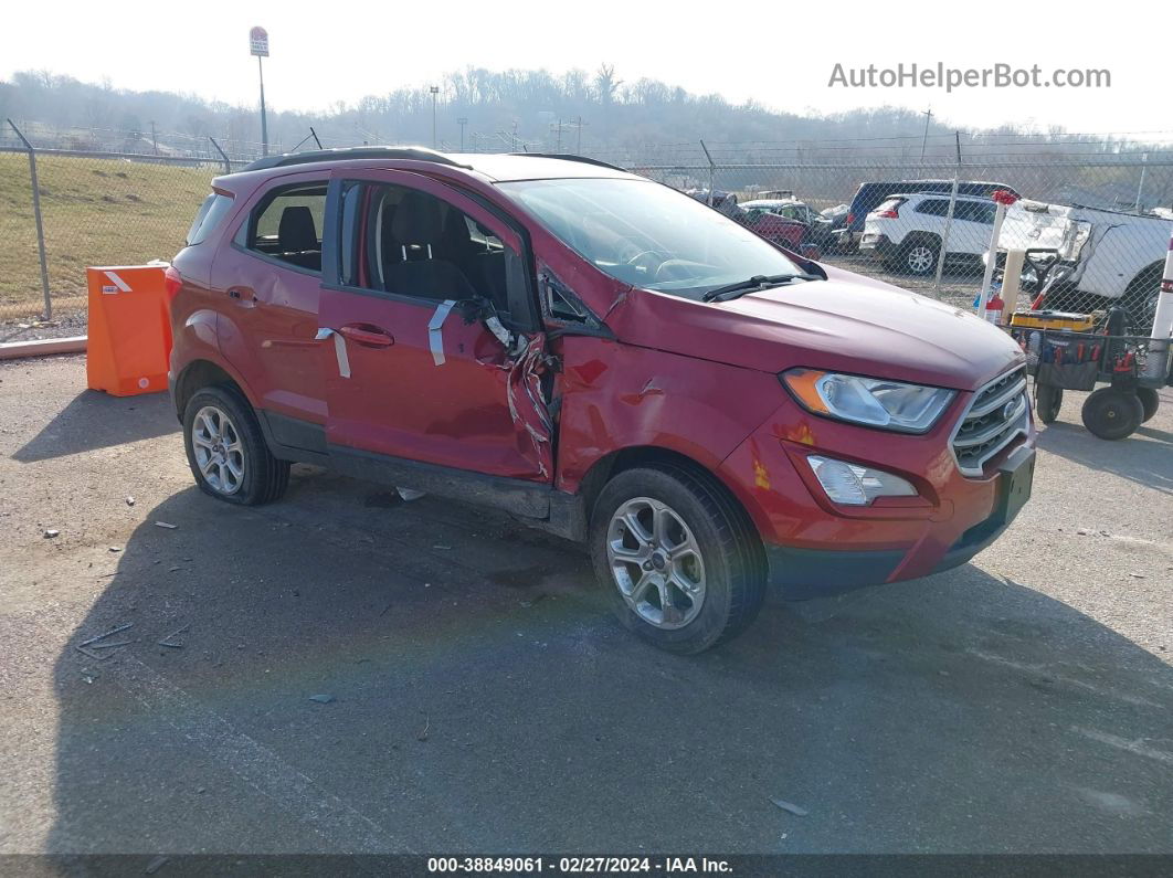 2020 Ford Ecosport Se Burgundy vin: MAJ6S3GL6LC355902