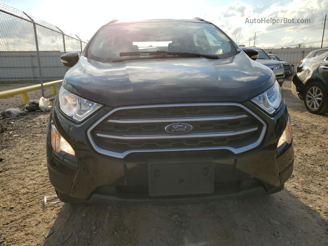 2020 Ford Ecosport Se Black vin: MAJ6S3GL6LC393369