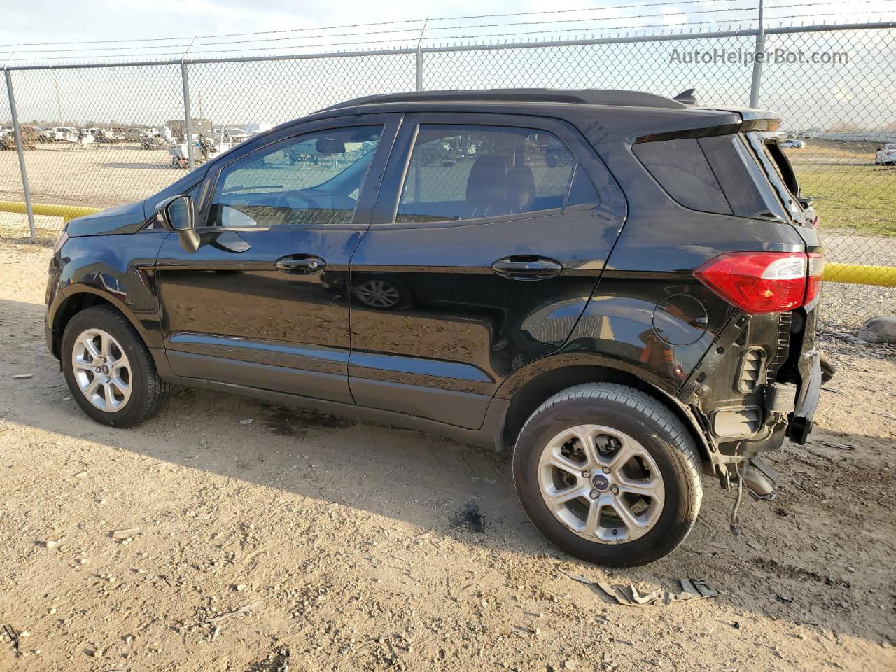 2020 Ford Ecosport Se Black vin: MAJ6S3GL6LC393369